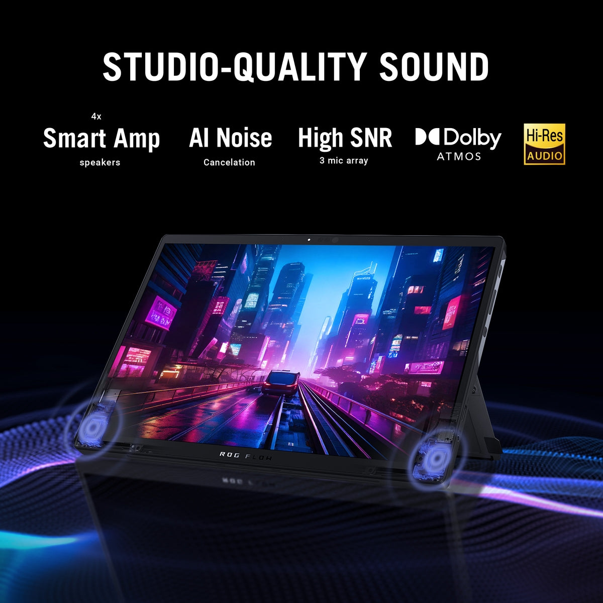 ASUS ROG Flow Z13 AMD Ryzen AI MAX+ 395 Processor, 32GB RAM, 1TB SSD, 13.4" WQXGA 2.5K Touch Display, 180Hz, Windows 11 Home, English & Arabic Keyboard, Off Black, 2 Year Warranty | GZ302EA-RU016W